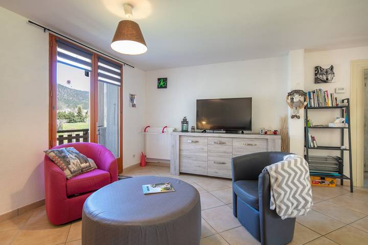 Apartamento entero, Apartamento Les Ptits Loups, Autrans-Méaudre en Vercors con vistas a la montaña, terraza privada y jardín in Autrans-Méaudre-en-Vercors, Parc naturel régional du Vercors