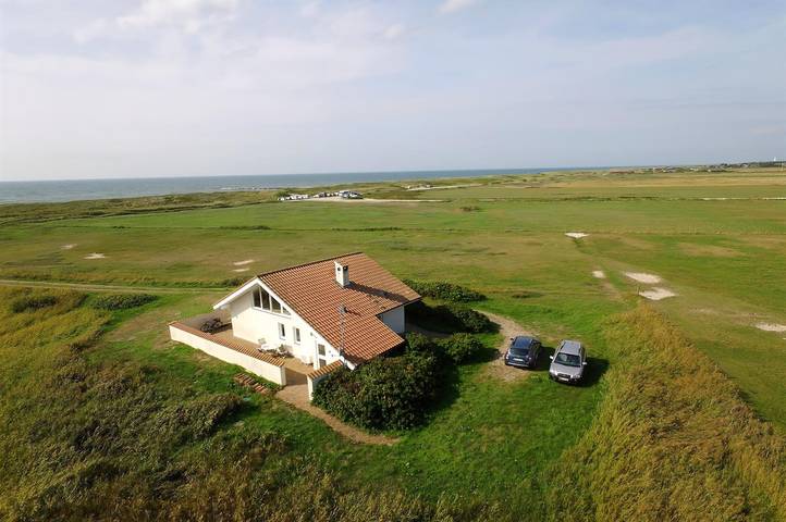 Ferienhaus mit Meerblick für 6 Personen, mit Terrasse und Sauna in Blavand