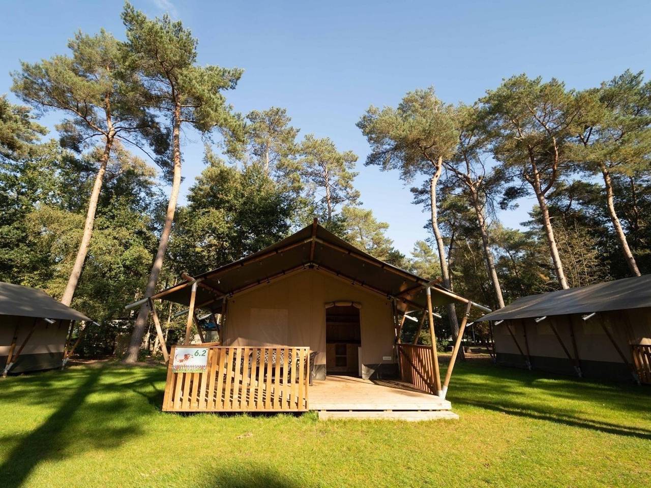 Glamping auf diesem Campingplatz mit pool in Nordbrabant