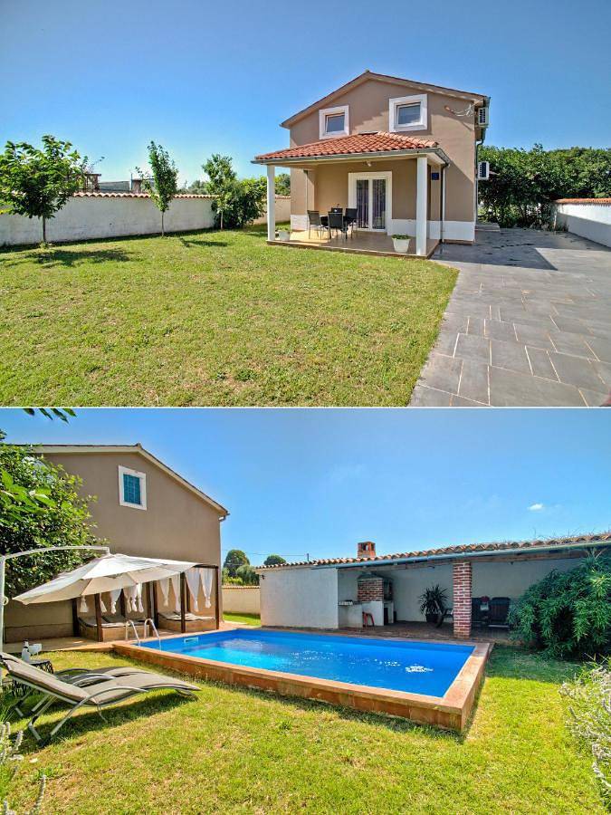 Ferienhaus für 7 Personen, mit Ausblick und Pool sowie Garten - 1