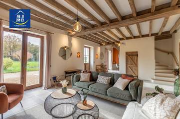 Location de vacances pour 6 personnes, avec vue et jardin à Chémery