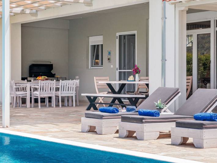 Ferienhaus für 10 Personen, mit Balkon und Terrasse sowie Garten und Pool auf Skopelos - 4