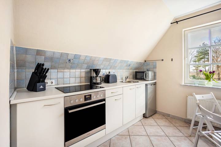Ganze Wohnung, Apartment 'Niemark Gestüt Kriseby' mit Gemeinschaftsterrasse und Wlan in Sankt Jürgen, Lübeck