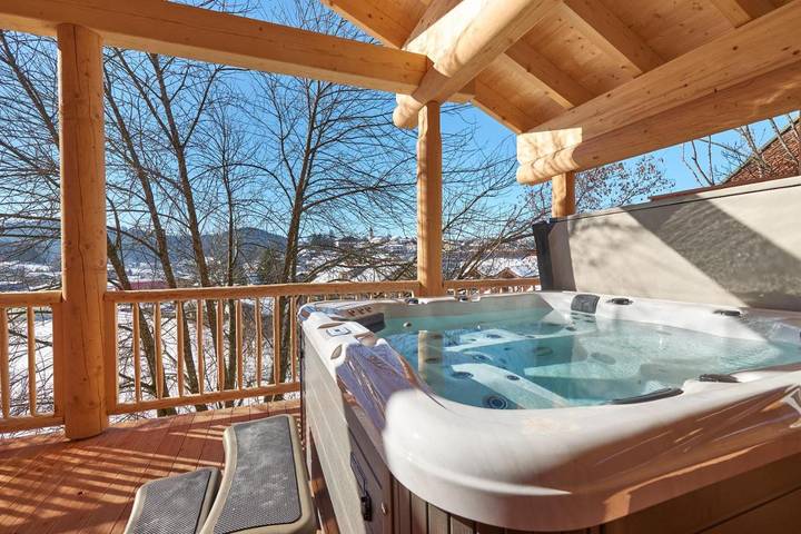 Chalet für 4 Personen, mit Garten und Whirlpool sowie Sauna und Pool in Bodenmais - 3