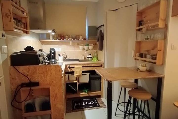 Appartement de vacances pour 2 personnes, avec terrasse ainsi que jardin et piscine, animaux acceptés - 1