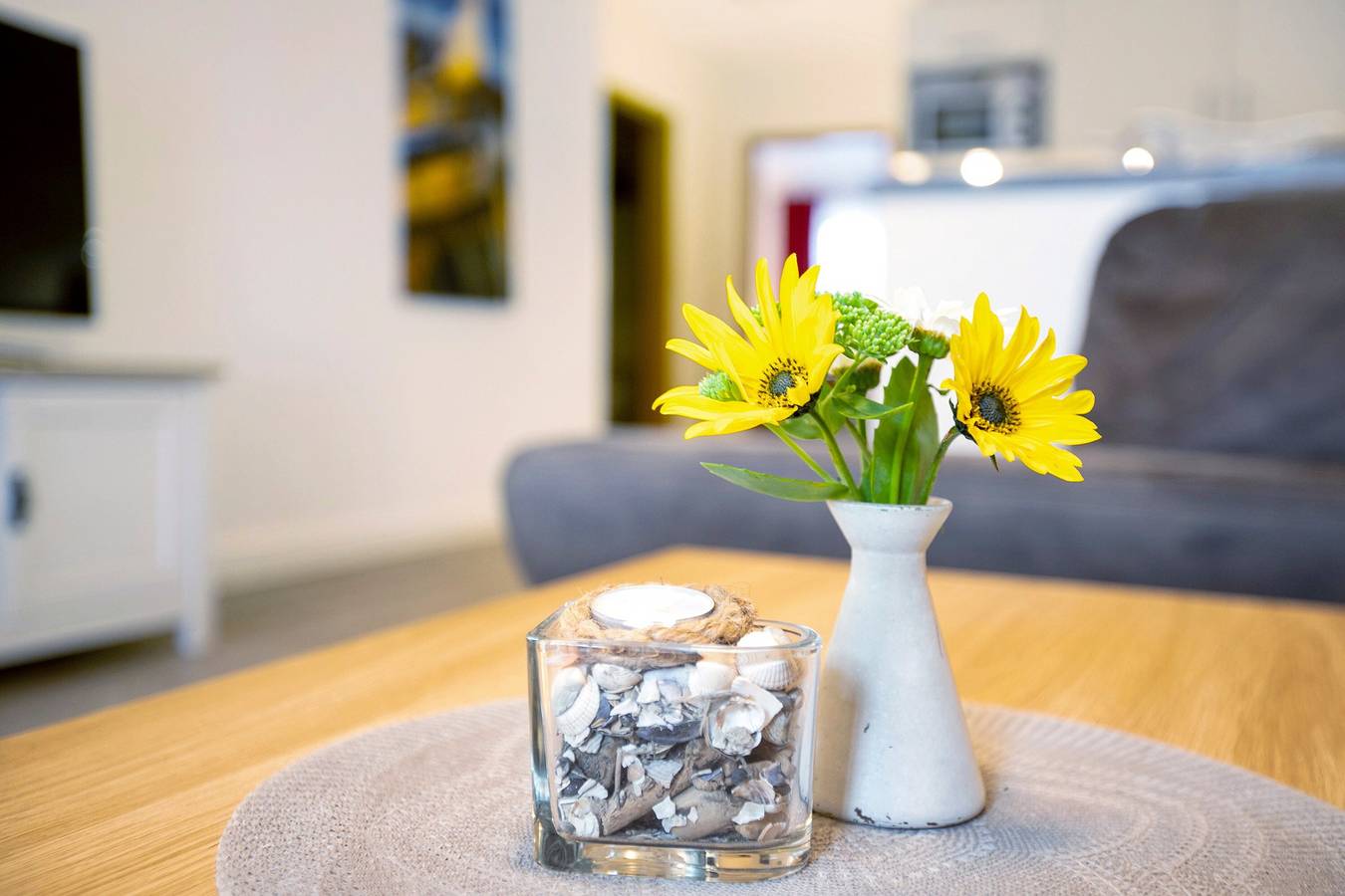 Ganze Wohnung, Ferienwohnung 'Ferienhof Jacobsen 4' mit Privatterrasse, Gemeinschaftsgarten und Wlan in Nordstrand (Gemeinde), Nordstrand
