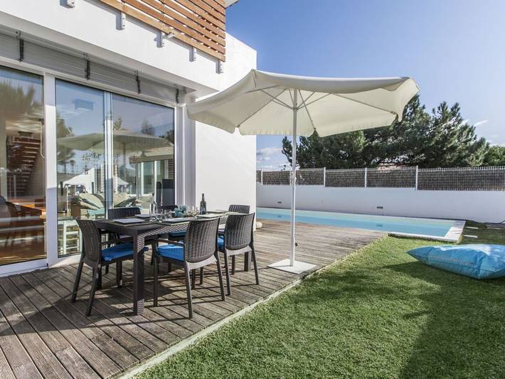 Villa pour 11 personnes, avec balcon ainsi que piscine et jardin à Comporta - 3