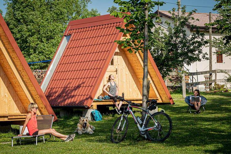 Tent in Nova Gorica, Slowenien