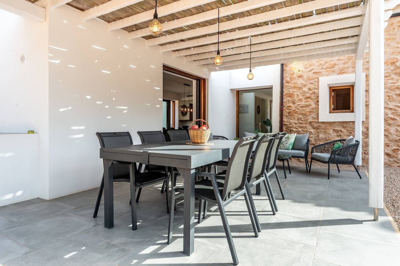 Ferienhaus 'Can Xumeu Ferrer' mit privater Terrasse, Wlan und Klimaanlage in El Pilar de la Mola, Formentera