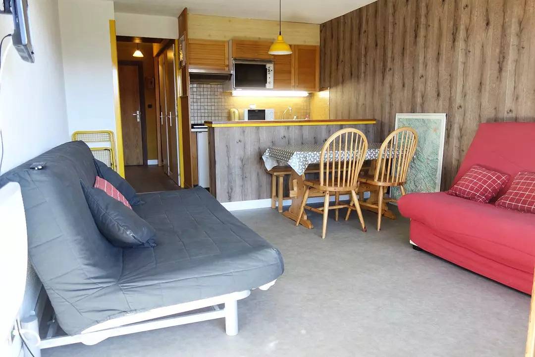 Ganzes Studio, Else Centre Station Wohnung in Huez, Nationalpark Écrins