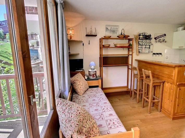 Gîte pour 4 personnes, avec Terrasse dans Station De Peisey Vallandry - 3
