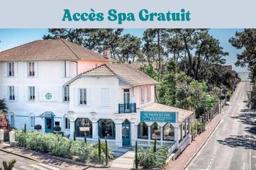 Hôtel pour 2 personnes, avec sauna ainsi que jacuzzi et jardin, animaux acceptés dans Plage du Bureau