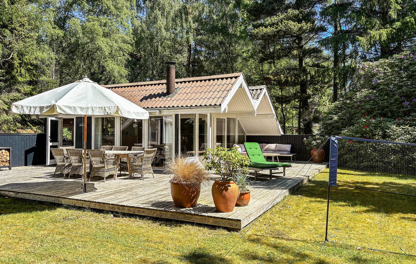Ferienhaus für 4 Personen mit Terrasse in Rørvig, Nordwestseeland