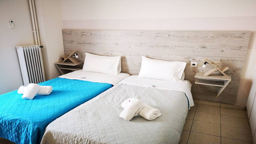 Studio pour 2 personnes, avec balcon, adapté aux familles