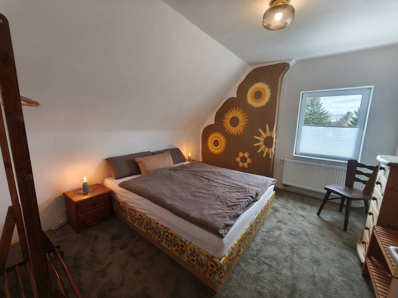 Ganze Wohnung, Apartment Herian mit Gemeinschaftsgarten am Rand des Müritz-Nationalpark in Schloen-Dratow, Müritz