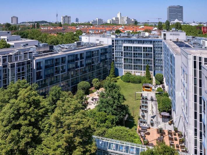 Hotel für 2 Personen, mit Ausblick und Garten sowie Sauna in München Schwabing - 3