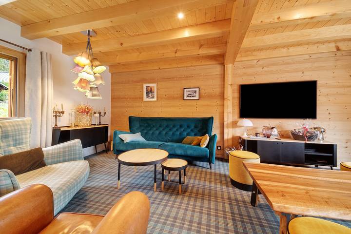 Chalet 'Les Carroz De Mary - Sommand' con vistas a la montaña, terraza privada y Wi-Fi in Mieussy, Region Bonneville
