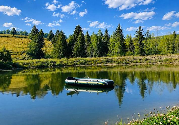 Gîte pour 10 personnes, avec vue ainsi que jardin et vue sur le lac dans Mărișel - 4