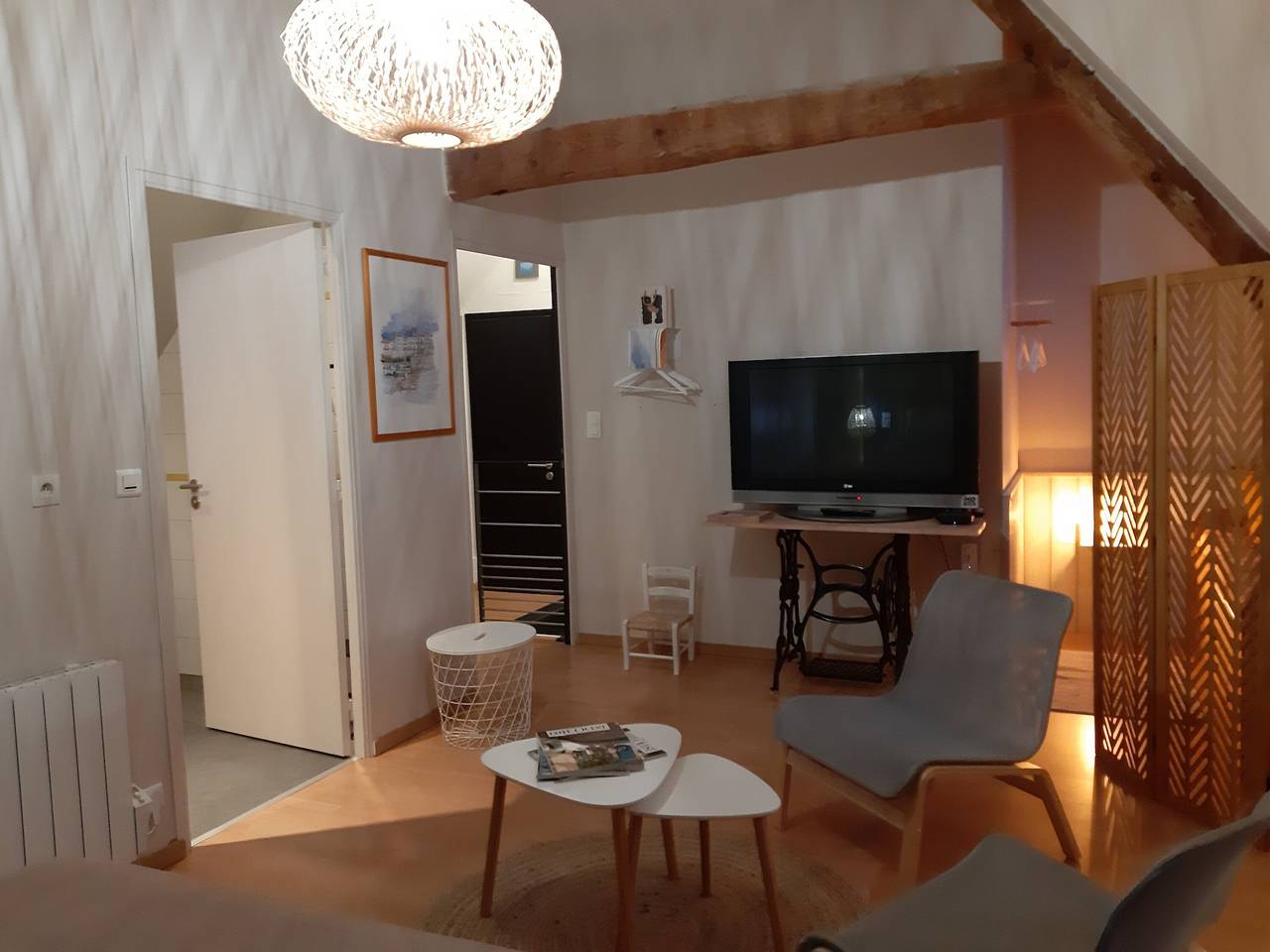 Bed and Breakfast « Embellie - Chambres d’hôtes » avec terrasse, jardin et Wi-Fi partagés in Baden (France), Côte des Mégalithes