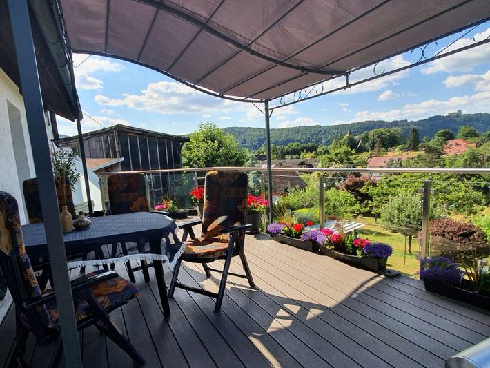 Chalet für 6 Personen, mit Balkon, kinderfreundlich am Rennsteig