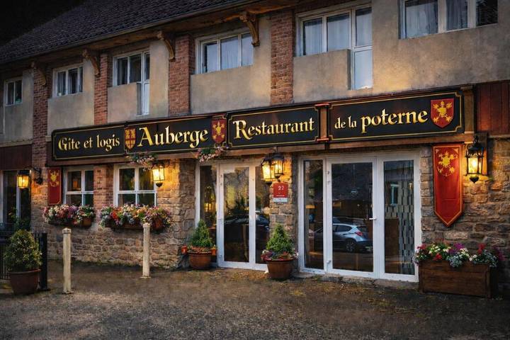 Hôtel pour 2 personnes, avec Terrasse ainsi que Jardin et Vue à Moncontour