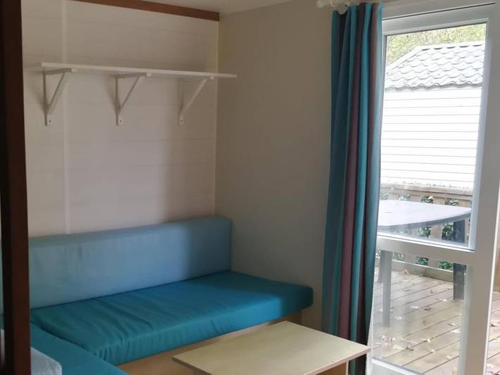 Domaine du Lac de Néguenou - Mobilheim 6 personen - Mobilheim Duo - 2 Schlafzimmer, 2 Badezimmer, 2 Wc, 1 Schlafcouch, Geschirrspüler, 43,5m² inkl. Terrasse 1/6 Pers. in Prayssas, Quercy
