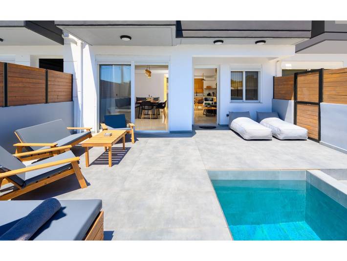 Ferienhaus für 8 Personen, mit Pool und Terrasse in Rhodos Stadt - 3