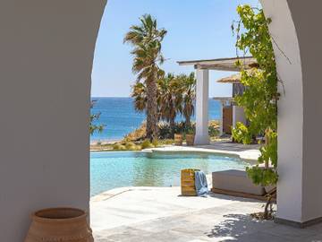 Ferienhaus für 11 Personen, mit Meerblick und Garten in Lachania