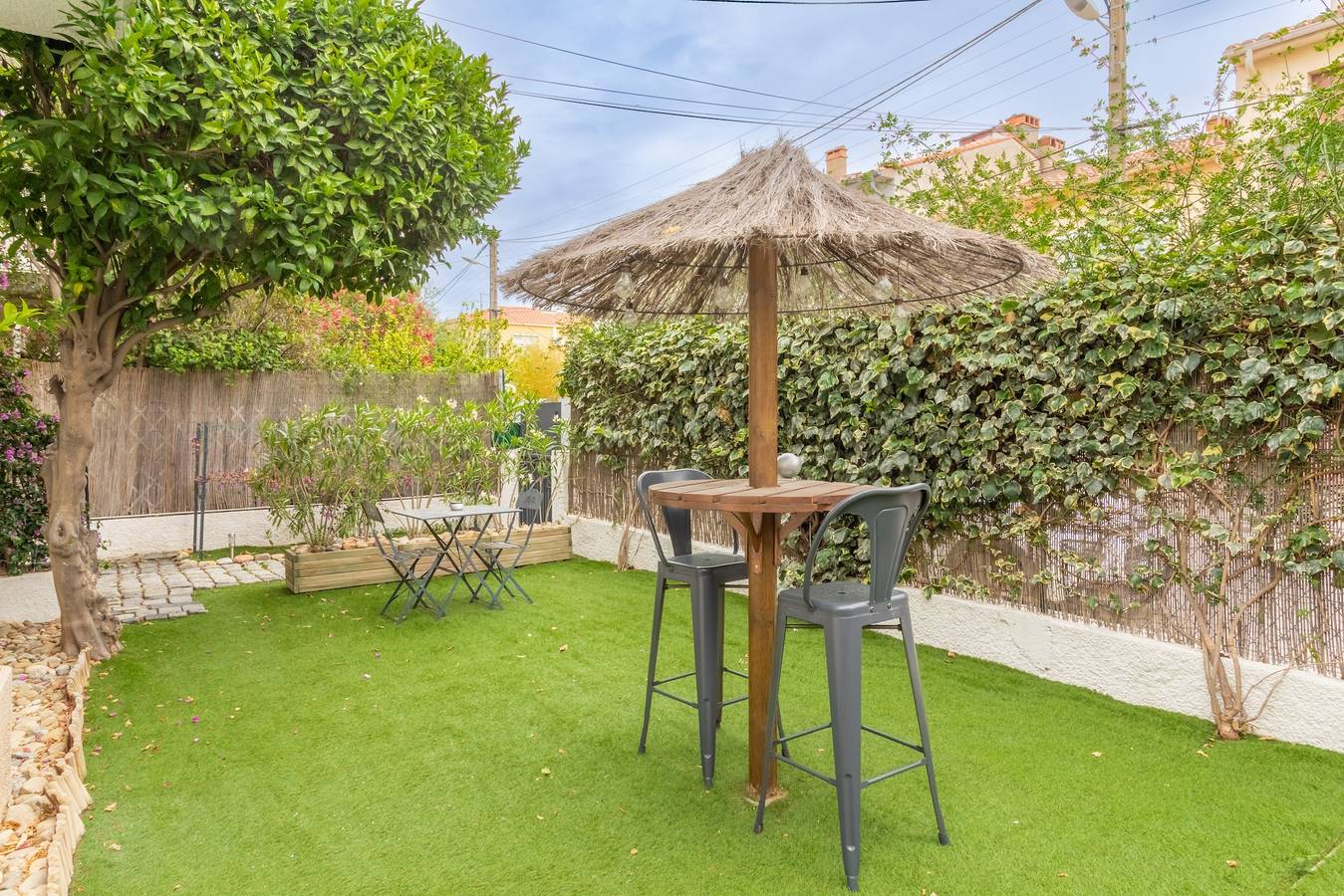 L'Oranger-Zimmer mit Gemeinschaftsgarten, Wlan und Klimaanlage in Perpignan, Mittelmeerküste (Frankreich)
