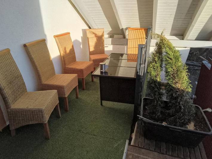 Ferienwohnung für 6 Personen, mit Balkon und Terrasse sowie Garten und Ausblick in Vilshofen