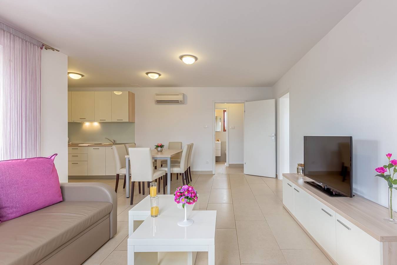 Ganze Wohnung, Moderne Wohnung Mike 3 mit Gartenblick in Vantacici, Krk