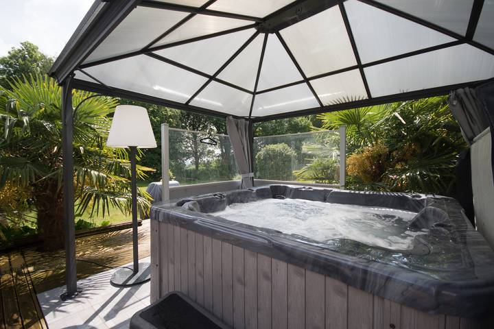 Chalet pour 6 personnes, avec jardin ainsi que jacuzzi et sauna, adapté aux familles en Bretagne - 3