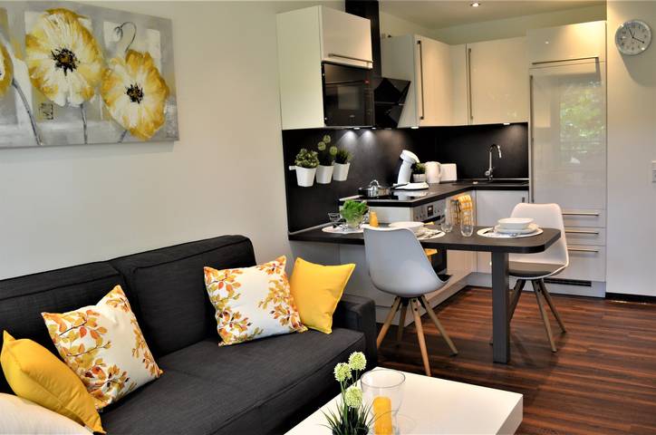 Ferienwohnung für 4 Personen, mit Balkon und Garten im Münsterland
