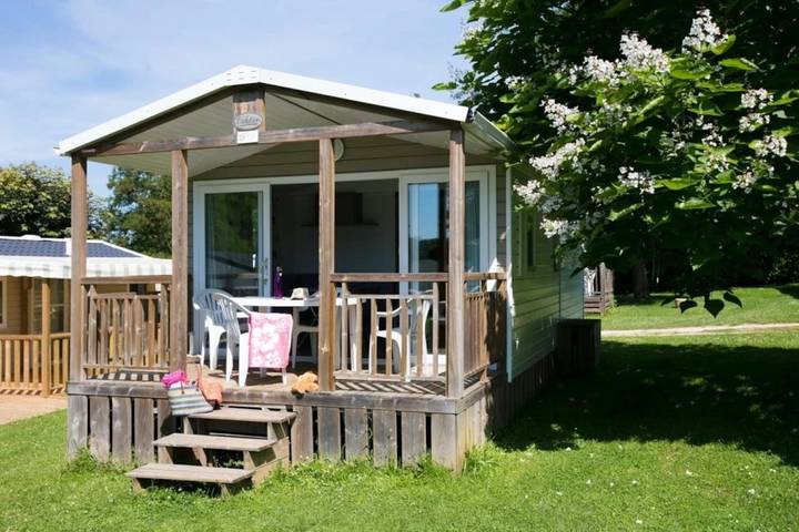 Mobil home pour 4 personnes, avec bassin pour enfant à Thégra - 3