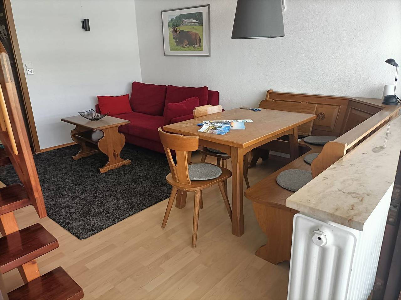 Ganze Wohnung, Ferienwohnung für 4 Personen mit Balkon in Steibis, Oberstaufen