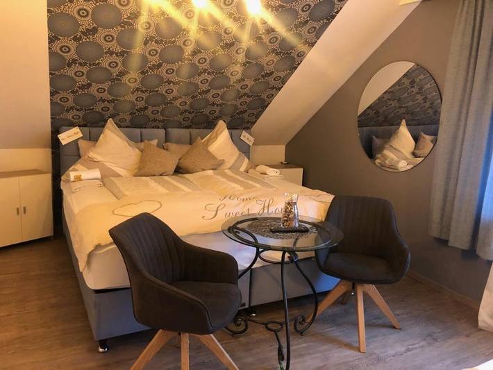 Ferienhaus für 3 Personen, mit Balkon und Terrasse sowie Garten und Ausblick in Schloß Holte-Stukenbrock