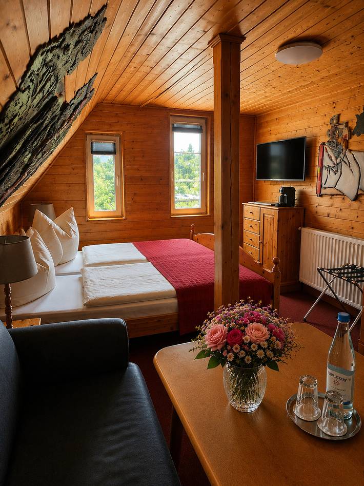 Zimmer für 2 Personen, mit Seeblick - 1