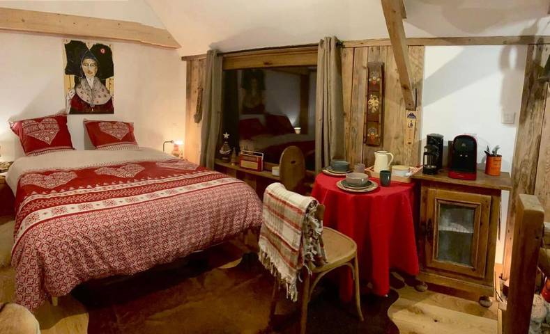 Chambre d’hôte pour 2 personnes, avec vue et balcon à Muhlbach-sur-Munster