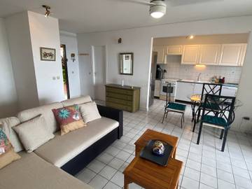 Gîte pour 4 personnes, avec terrasse dans Anse Mitan