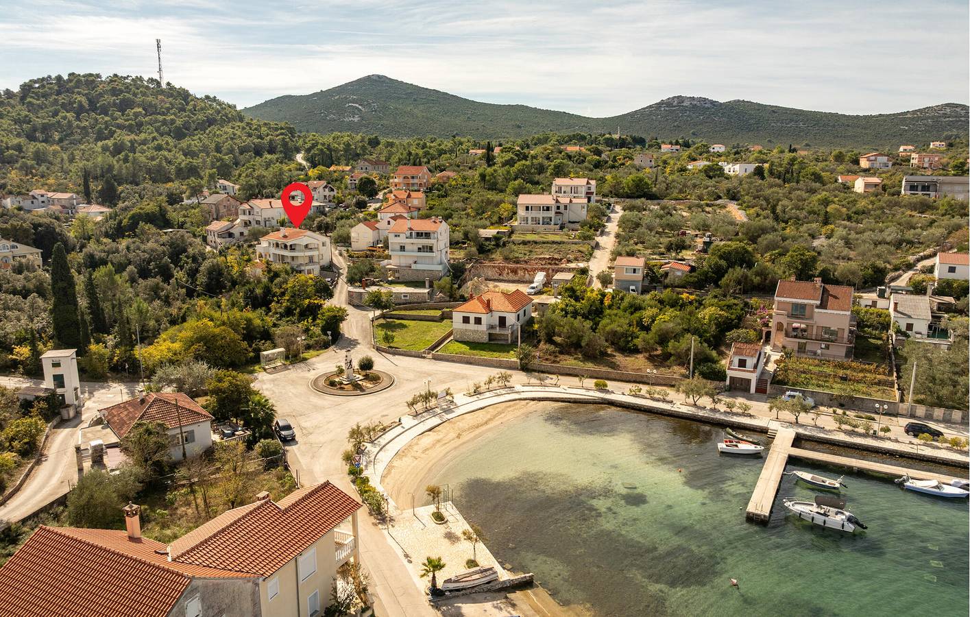 Appartamento intero, Appartamento vacanze per 3 persone con terrazza in Lukoran, Isola di Ugljan