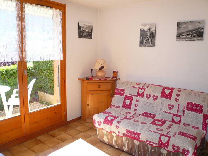 Location de vacances pour 4 personnes, avec terrasse à Combloux