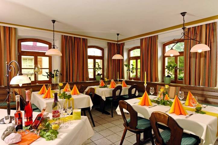 Hotel - Gasthof Rotes Ross - Doppelzimmer 1 mit Dusche und Wc in Markt Einersheim, Fränkisches Weinland