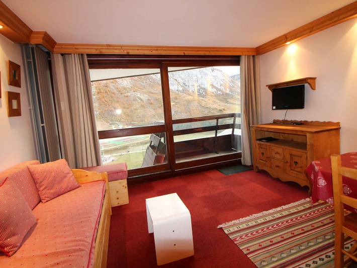 Studio für 4 Personen, mit Terrasse in Tignes