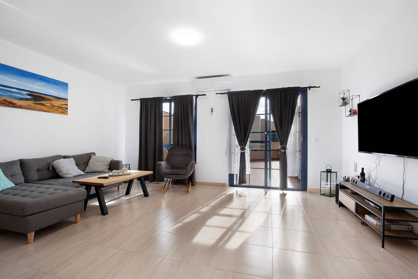 Maison de vacances "Casa Otoño" avec vue sur la mer, terrasse privée et Wi-Fi in La Lajita, Pájara
