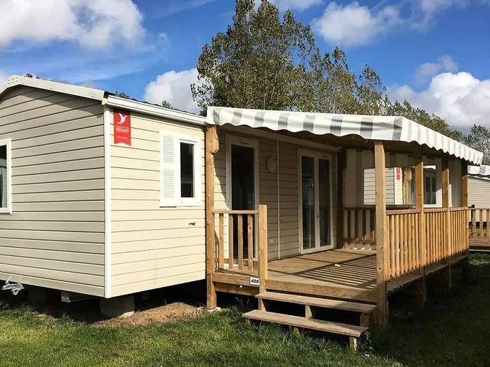 Mobil home pour 4 personnes, avec bassin pour enfant à Angles - 2