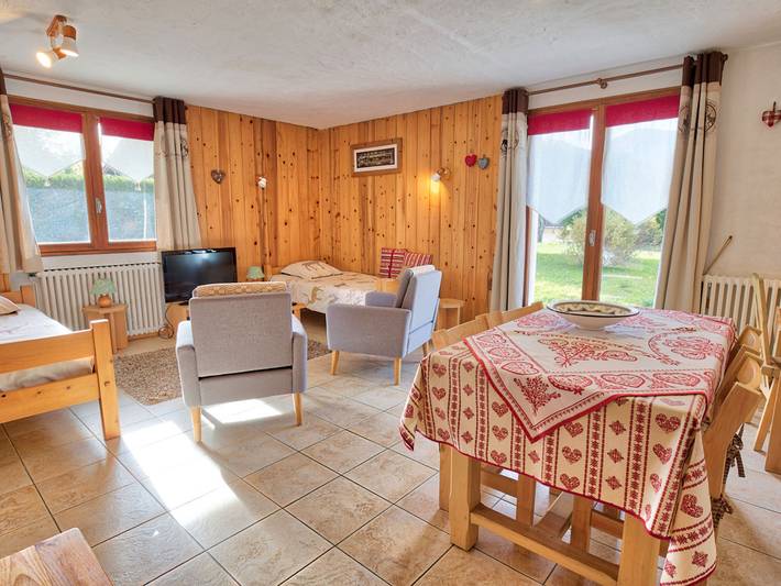 Chalet pour 4 personnes, avec balcon à Notre-Dame-de-Bellecombe