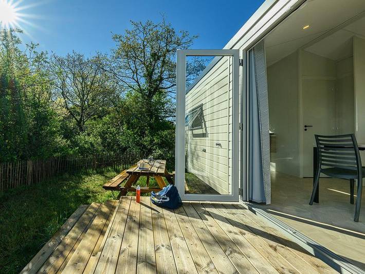 Camping Les Carolins - Mobilheim 5 personen - Premium Garten -33m² - 2 ch in Port-Bail-sur-Mer, Côte de la Déroute
