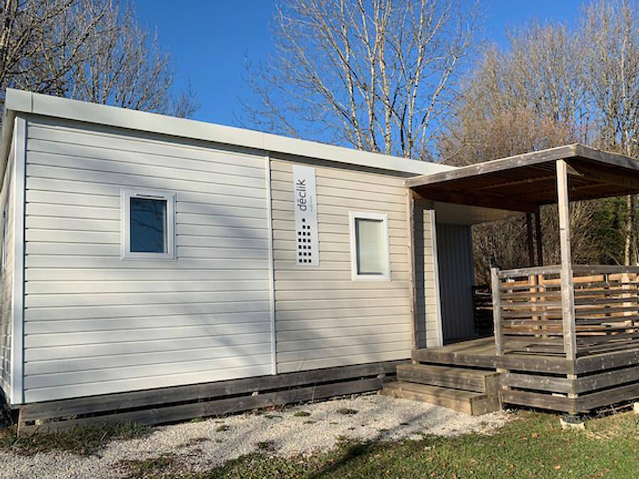 Camping Domaine de l'Epinette - Mobilheim 5 personen - Cottage Confort in Châtillon (Jura), Jura