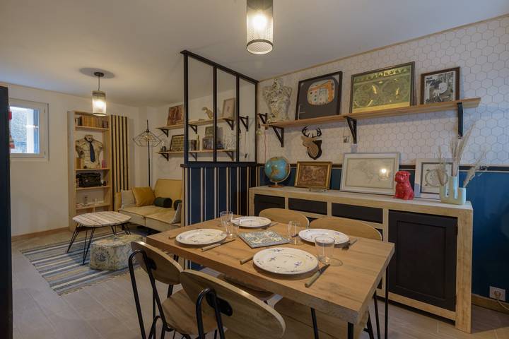 Gîte pour 4 personnes, avec terrasse à Quincy-Voisins