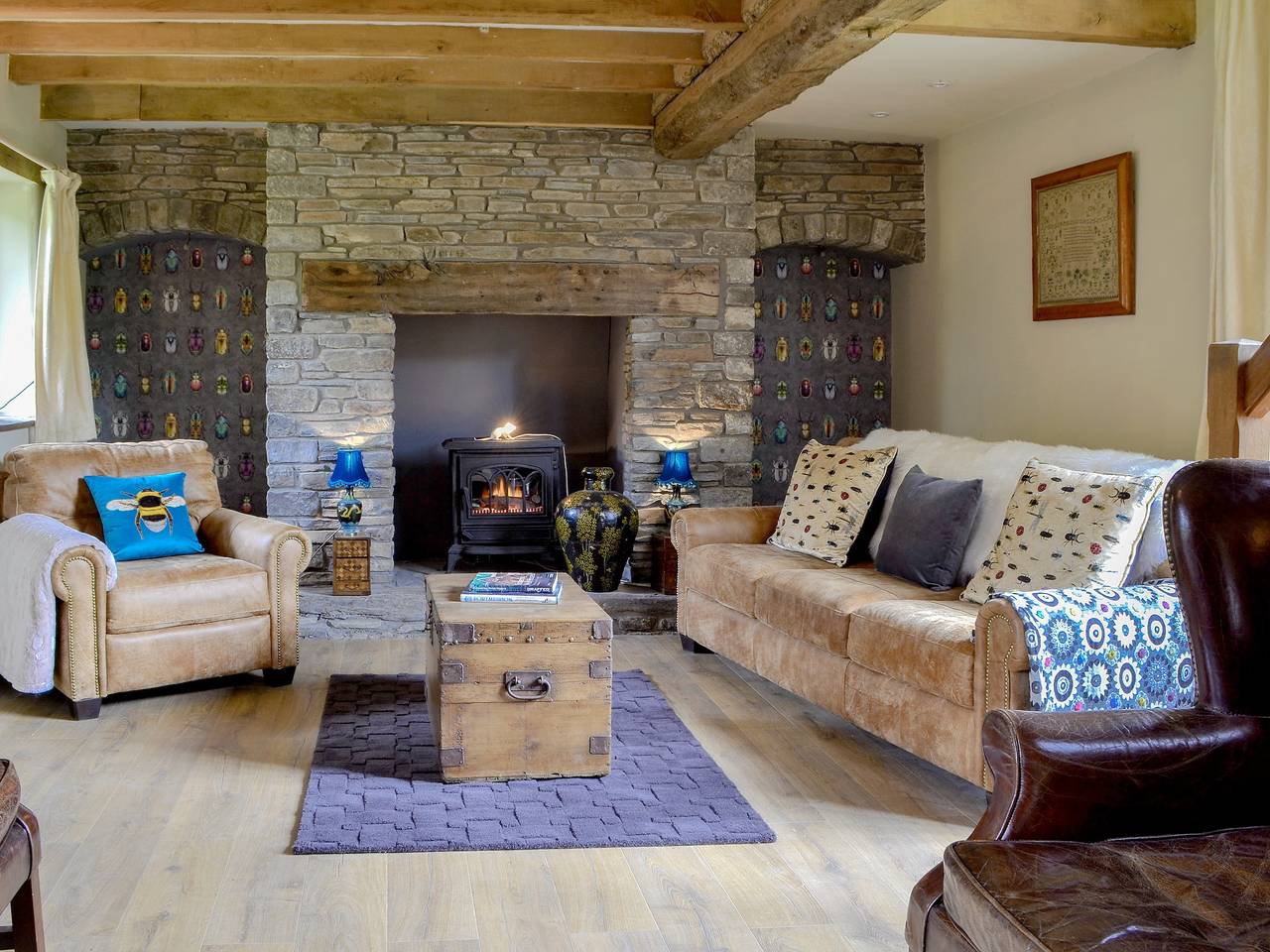 Log Cabin for 2 People in Powys, Mid-Wales
